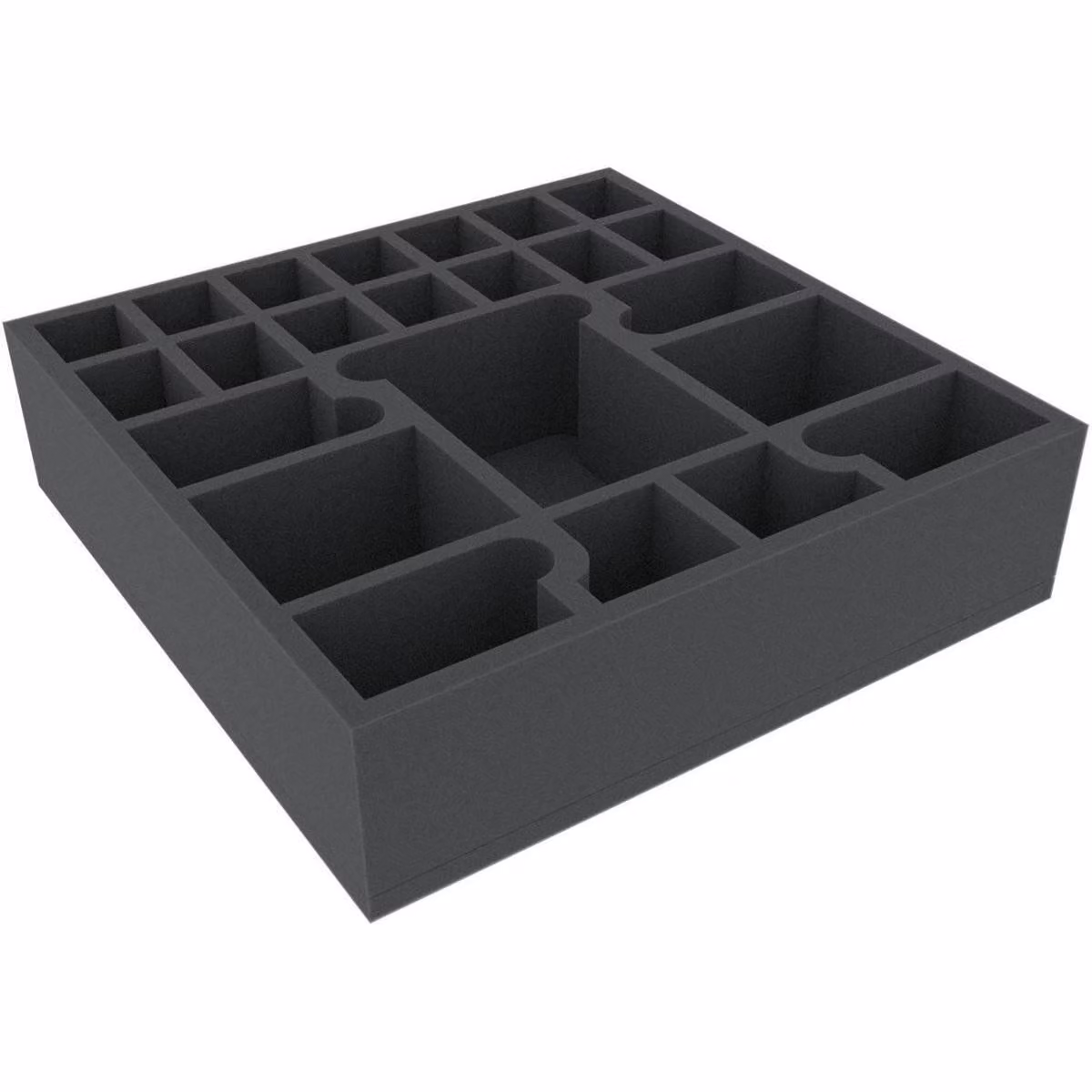 Inserto in schiuma 290x290x75 mm per miniature da giochi da tavolo
