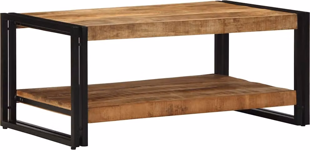 Maison Exclusive - Tavolino da caffè 90x50x38 cm, legno massello di mango grezzo
