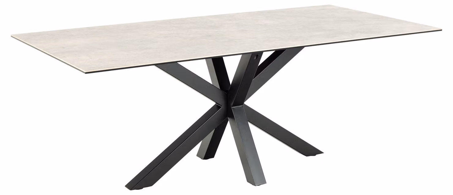Tavolo da pranzo Heaven 100x200cm grigio.
