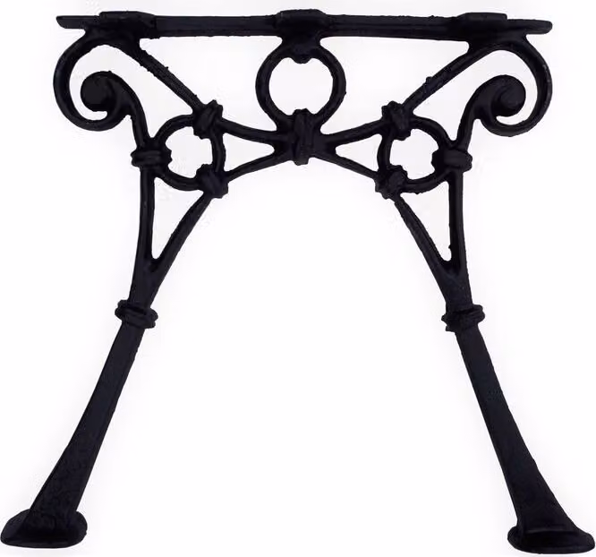 Gambe di panca 2x gamba per panca cimitero ghisa retro panca corridori telaio panca