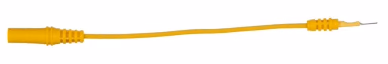 KS Tools Presa d'ingresso da 4,0 mm a 0,8 mm Adattatore di test a spina piatta (giallo)