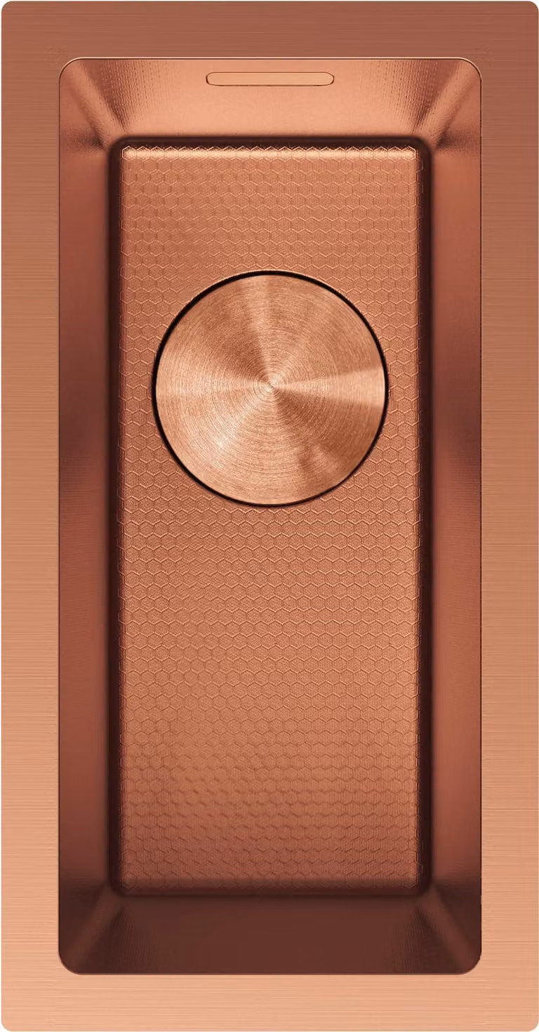 Mexen Trixo lavello in acciaio a 1 vasca 230 x 440 mm, rame HC - 6411221000-65HC