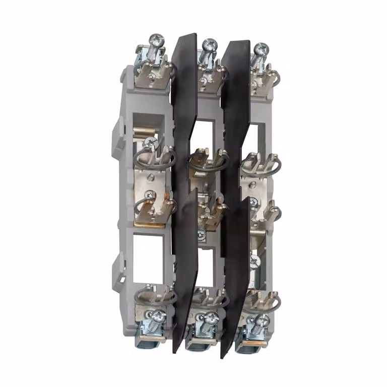 ABN NH - Base, taglia 00, 2x3 poli, montaggio su sbarre collettrici XUS6-00