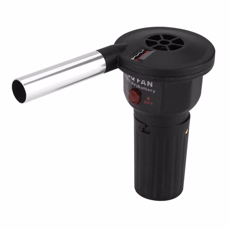 Ventilatore portatile a batteria per barbecue, soffiatore d'aria per campeggio all'aperto, barbecue a carbonella per picnic