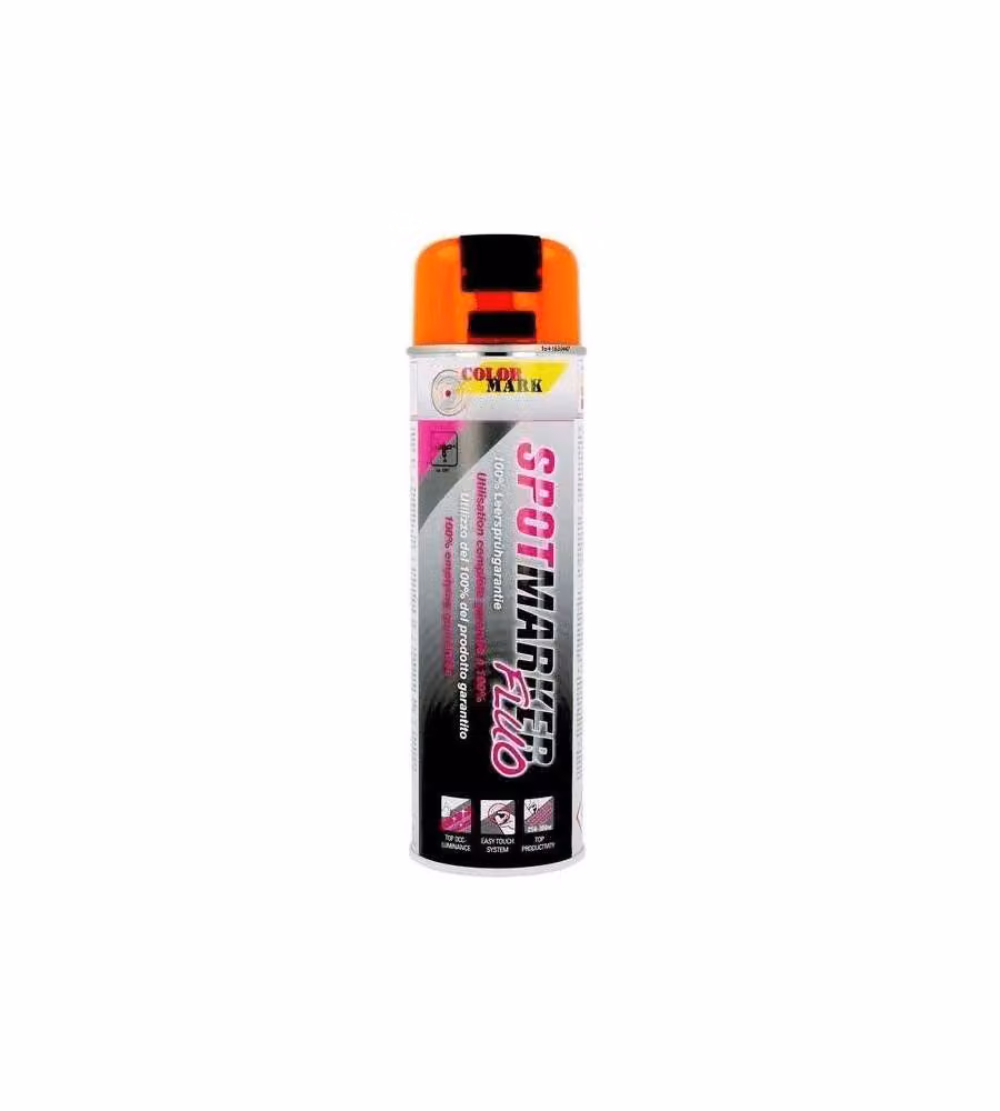 SPOTMARKER Spray di Marcatura Arancio Fluorescente 500ml Professionale
