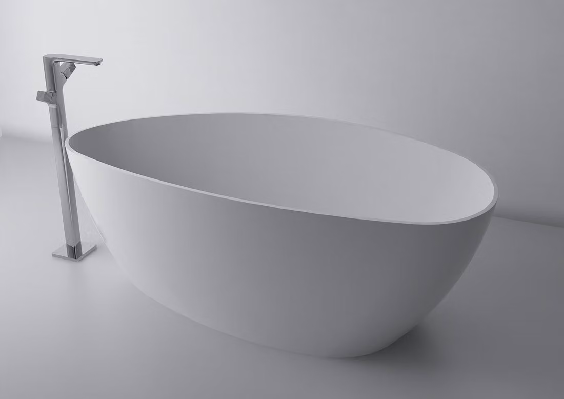 Vasche da bagno Gelco - Vasca da bagno freestanding Ellipse, 1700x770x620 mm, bianco GVEL1700