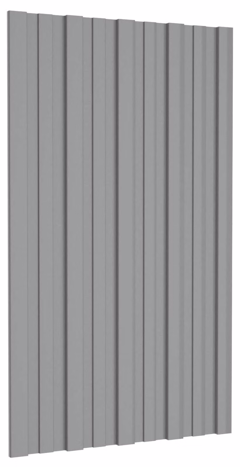 Pannello per tetto 12 pcs Grigio 80 x 45 cm Acciaio zincato