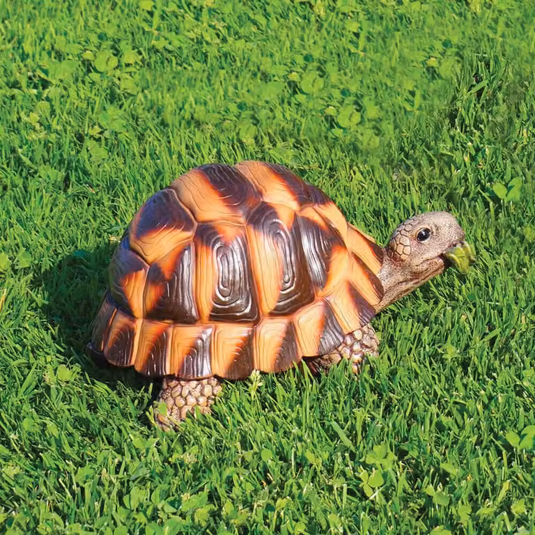 Tartaruga Media in Resina H14 cm per Laghetti e Giardini