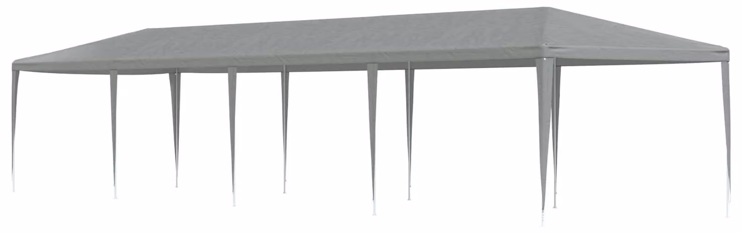 Tenda Party Grigio chiaro 1200 x 300 x 255 cm PE e Acciaio