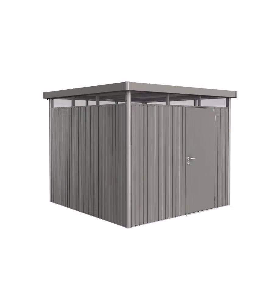 Casetta HighLine Misura H4 grigio quarzo metallizzato, porta standard