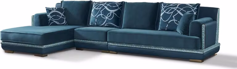Ecksofa L-Form Wohnlandschaft Sofa Couch Polster Ecke Garnitur Leder Sofas