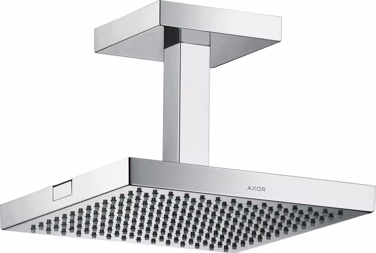 Hansgrohe Axor Starck soffione 240x240mm cromo con attacco a soffitto