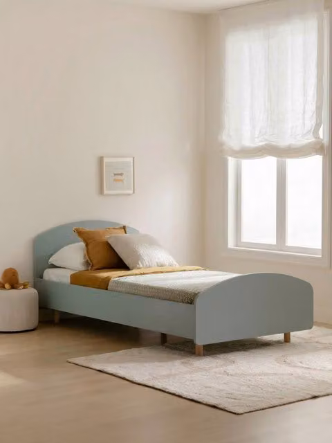 Letto rotondo Fiordo Kenay Home blu per bambini
