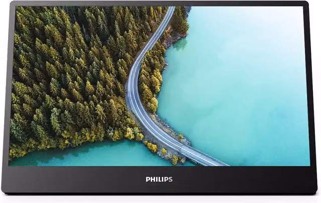 Monitor Portatile Philips 15.6 IPS Nero con Connessione USB-C 16B1P3302/00