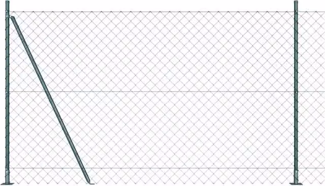 Palo della recinzione | Pannello per recinzione Verde 1,5 x 25 m (maglia 60 x 60 mm)