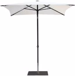 Ombrellone a palo centrale Trend Made in Italy Q200x200 cm - Bianco