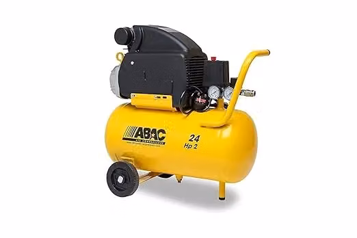 Compressore Coassiale Base Line Abac Giallo 24 l