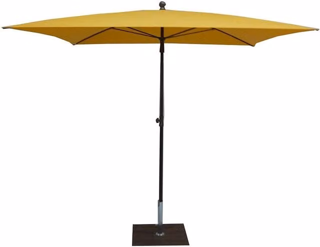 Ombrellone da Giardino 200x200 cm Palo Ø27 mm in Acciaio Maffei Kronos Giallo