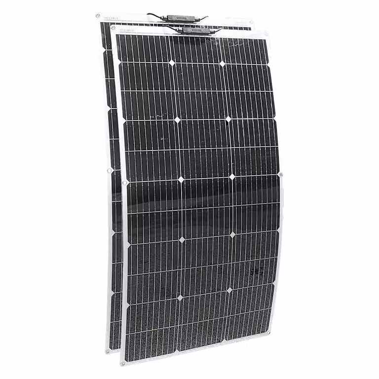 Pannello solare flessibile, potenza massima di 100W, design monocristallino, dimensioni compatte, nuovo 200W
