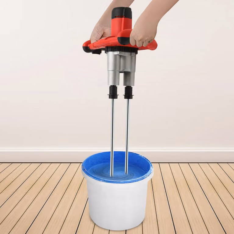 miscelatore manuale da 2800 W per vernici e malte, con cavo, a 2 velocità, 6 velocità, 110 V, rosso