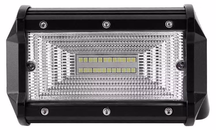 Faro/lampada da lavoro LED alogena universale da 72 W, 12 V–24 V, con luce diffusa, per auto, fuoristrada, autobus, furgoni e autocarri