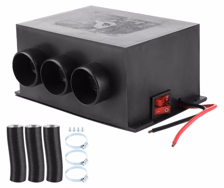 12 V riscaldatore auto 3 fori portatile inverno riscaldatore riscaldatore sbrinatore parabrezza rimozione nebbia