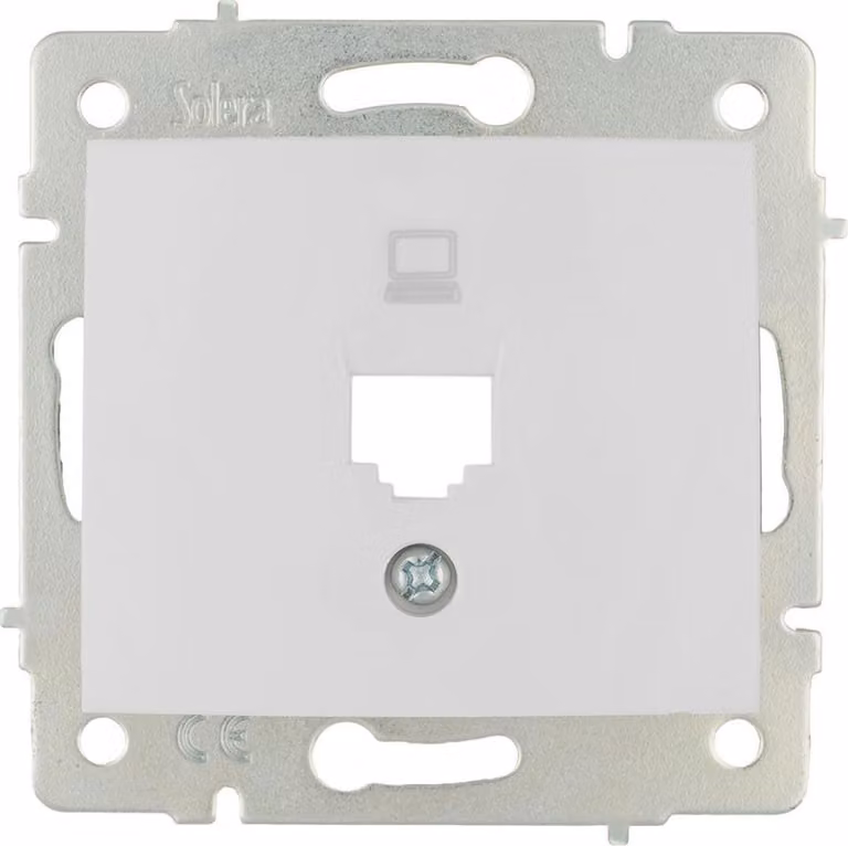 Coperchio + Custodia Per Presa Dati Rj45 S.europa Solera