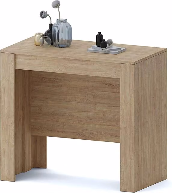 Tavolo Consolle Allungabile Oslo per 10 Posti, Design Moderno ed Elegante per Casa e Ufficio, Colore Marrone, L/P/H: 237 x 78 x 51 x 90 cm