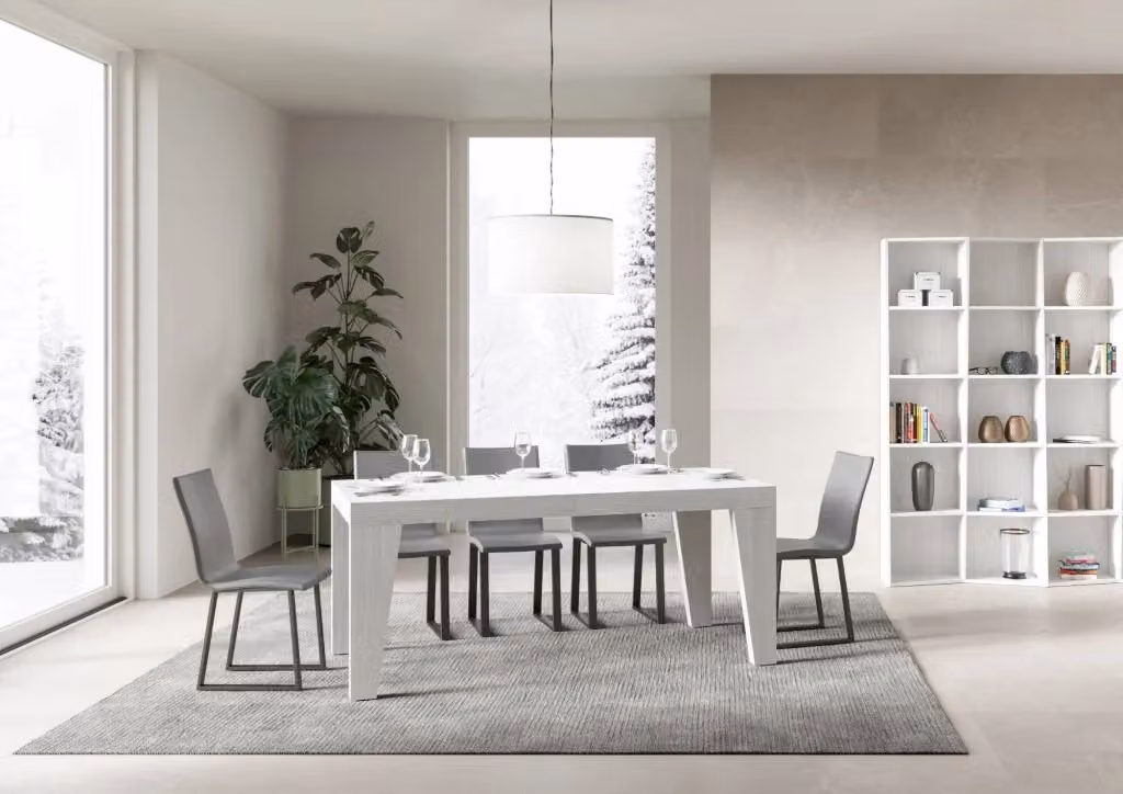 Tavolo allungabile Naxor Premium Bianco Frassino L/P: 180 x 90 cm, estensibile fino a 284 cm – 2