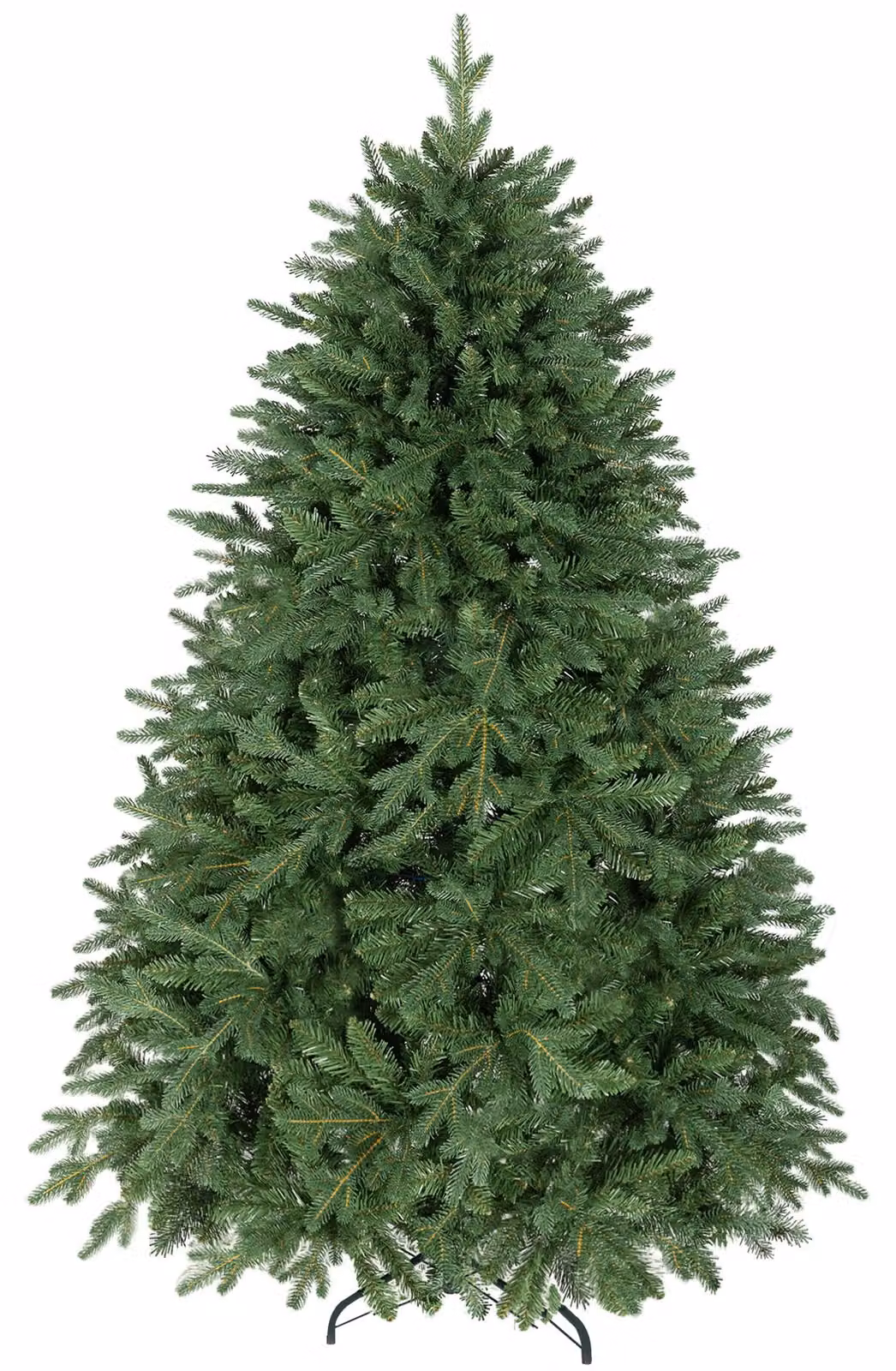 Albero di Natale artificiale, altezza 180 cm, con 3026 punte | Colore: verde | Dimensioni: 115x115x180 cm