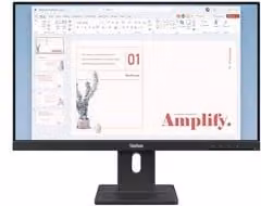 Monitor Lenovo ThinkVision E24 40 da 23,8 pollici IPS Full HD 100Hz, Raven Black, 64BAMAT1EU