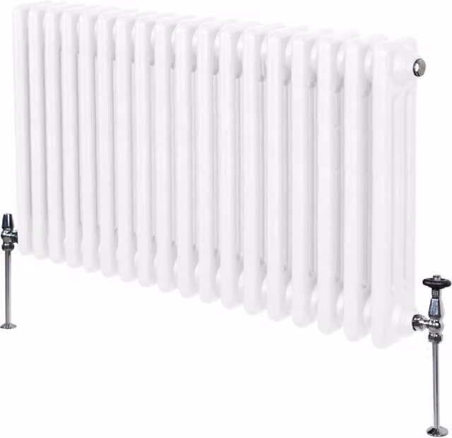Termosifone Radiatore a 3 colonne in metallo MONSTER SHOP Bianco L: 60 cm, H: 83,2 cm