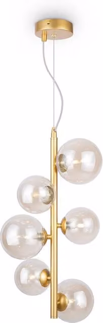 Lampada a sospensione Dallas Maytoni ottone 6 luci Ø29
