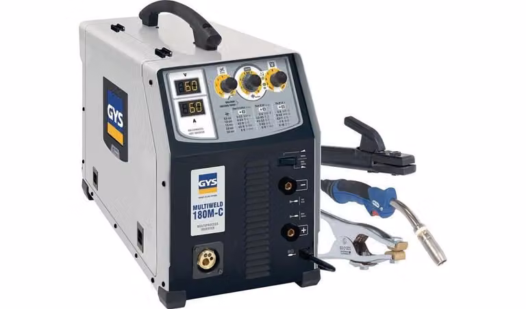 Sistema di saldatura MIG/MAG MULTIWELD 180M-C con accessorio 30-180 A gasg.GYS