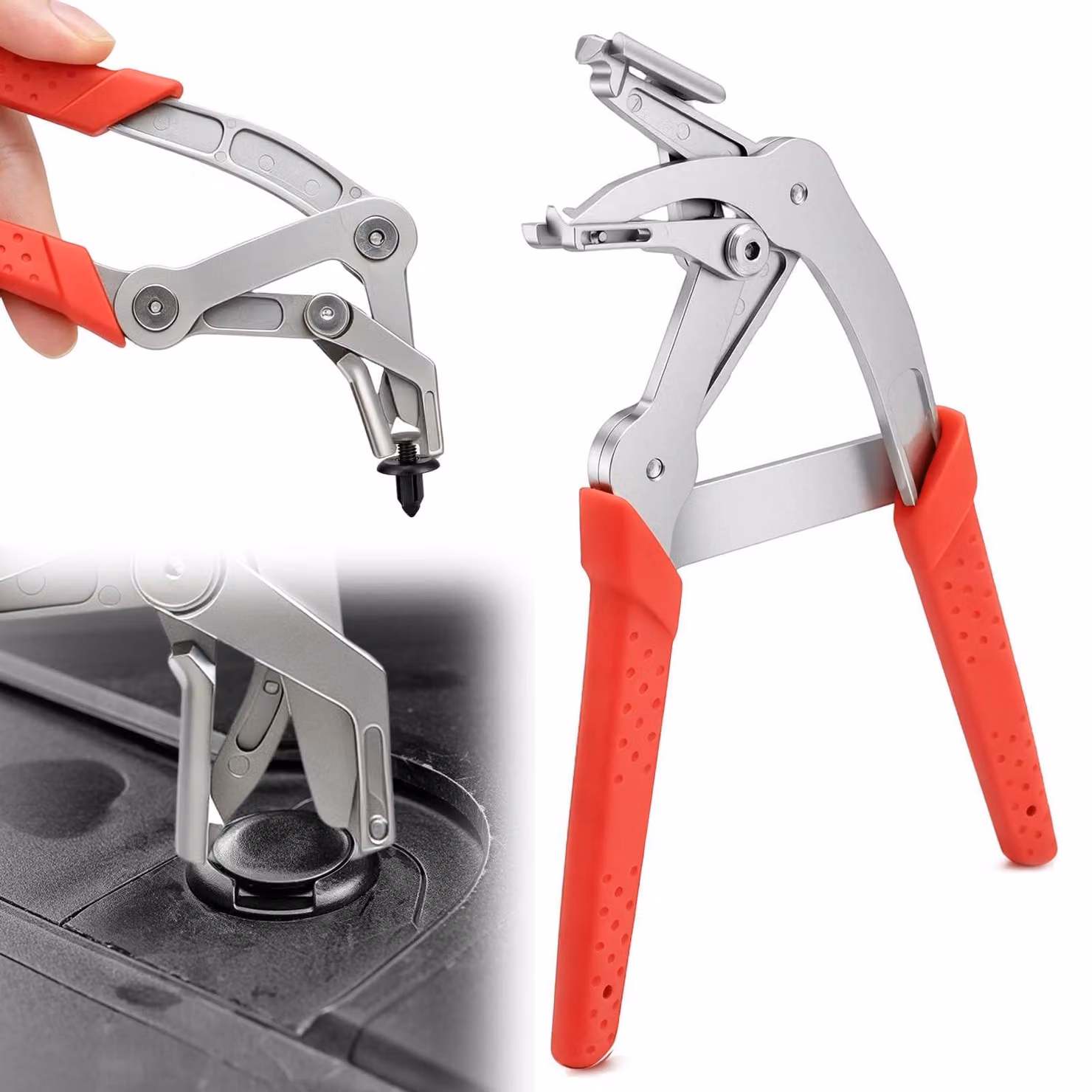 Strumenti per lo smontaggio di automobili, specifici per clip e ribadenti