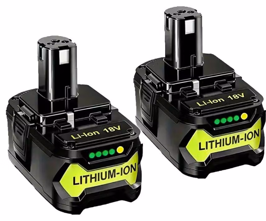 Sostituzione batteria, capacità 8000 mAh, compatibile con utensili elettrici, 2 batterie da 8000 mAh