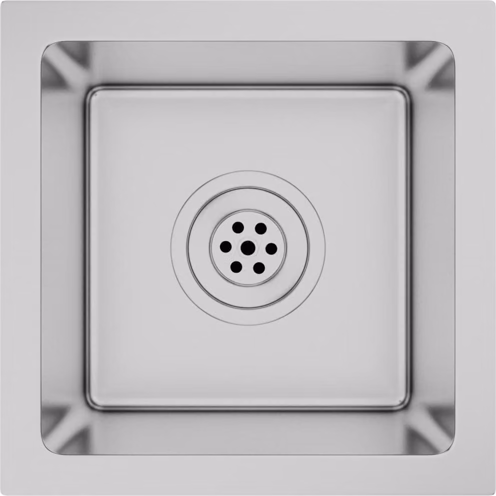 Lavello da Cucina Lavorato a Mano in Acciaio Inox
