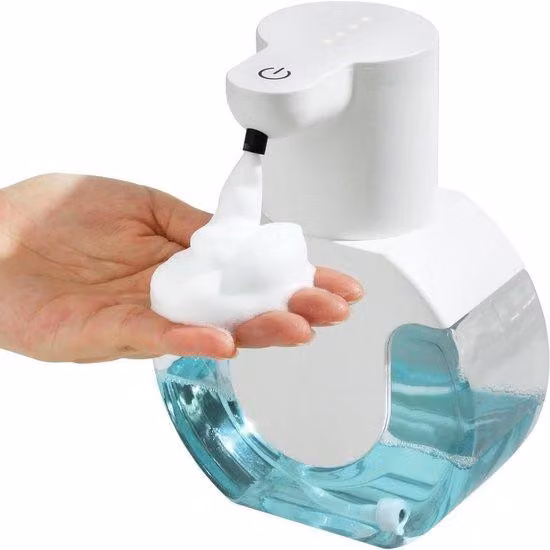 Distributore automatico di sapone schiumoso per il bagno con sensore