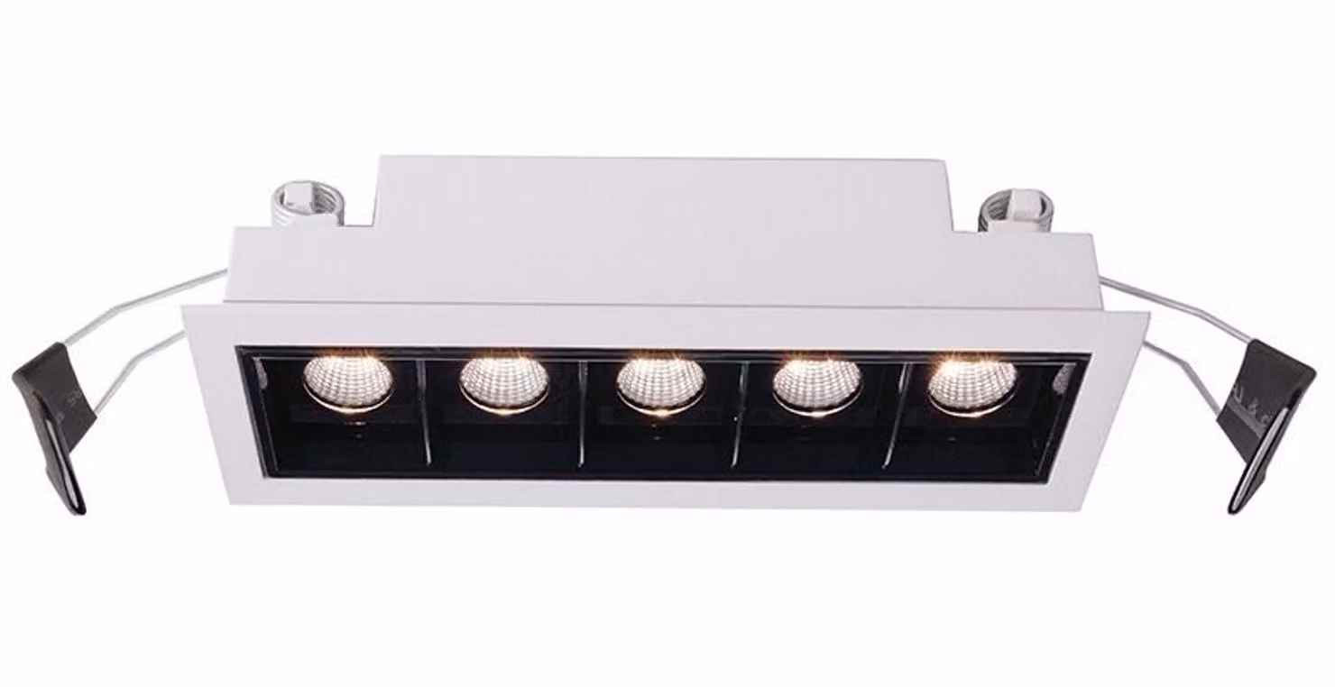 Deko-Light 565250 Plafoniera da incasso Ceti 5 , bianco opaco
