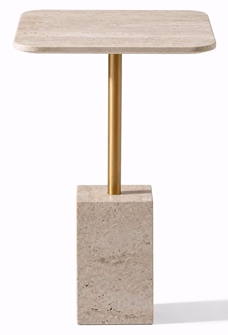 2 tavolini laterali, stile moderno, colore beige, quadrati, comodi, ideali per il soggiorno