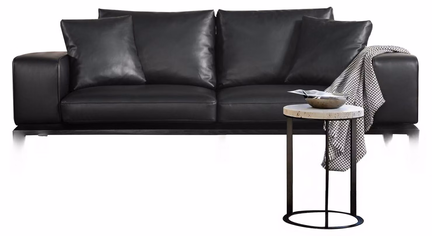 Zweisitzer Couch Polster Design Sofa 2er Sitz Zimmer Grau Moderne Couchen Sofas