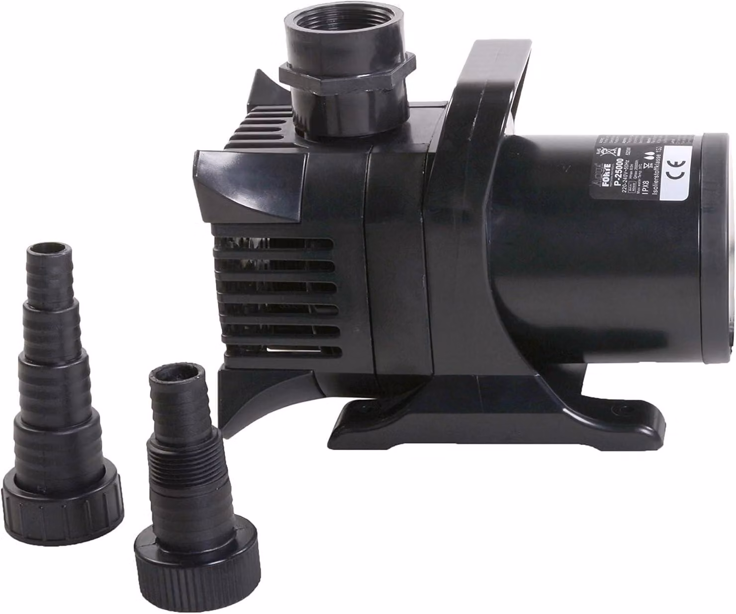 Pompa per laghetto, modello P-35.000, 650 watt, portata massima di 35 m³/ora, altezza di sollevamento massima di 8,5 metri, elevata capacità di sollevamento, adatta per pompare particelle di sporco fino a 6 mm