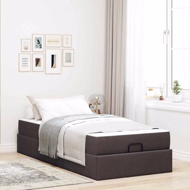 Struttura letto con materasso 2 pcs-Giroletto Tanno Tessuto 496265