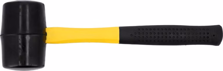 Mazza di gomma da 66 mm, manico in fibra di vetro
