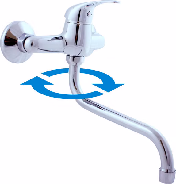Slezák-RAV Slezák RAV Sázava SA001/22 Miscelatore per lavello Colore: cromo, Dimensioni: 100 mm
