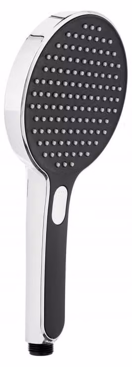 Doccetta SAT con pulsante, 3 funzioni, nero/cromo SATBSRS33C