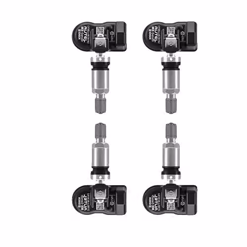Sensore TPMS, frequenza 433 315MHZ, tester di monitoraggio pressione pneumatici, 4x 2in1 alluminio SS