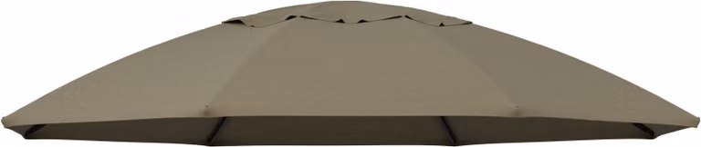 Telo di ricambio Sun Garden Easy Sun TM 375 cm - grigio B056