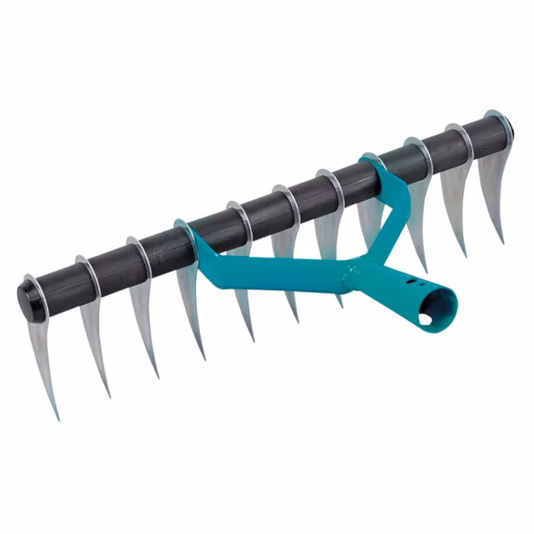 Rastrello da taglio Arieggiatore manuale Arieggiatore Scarificatore 34 cm