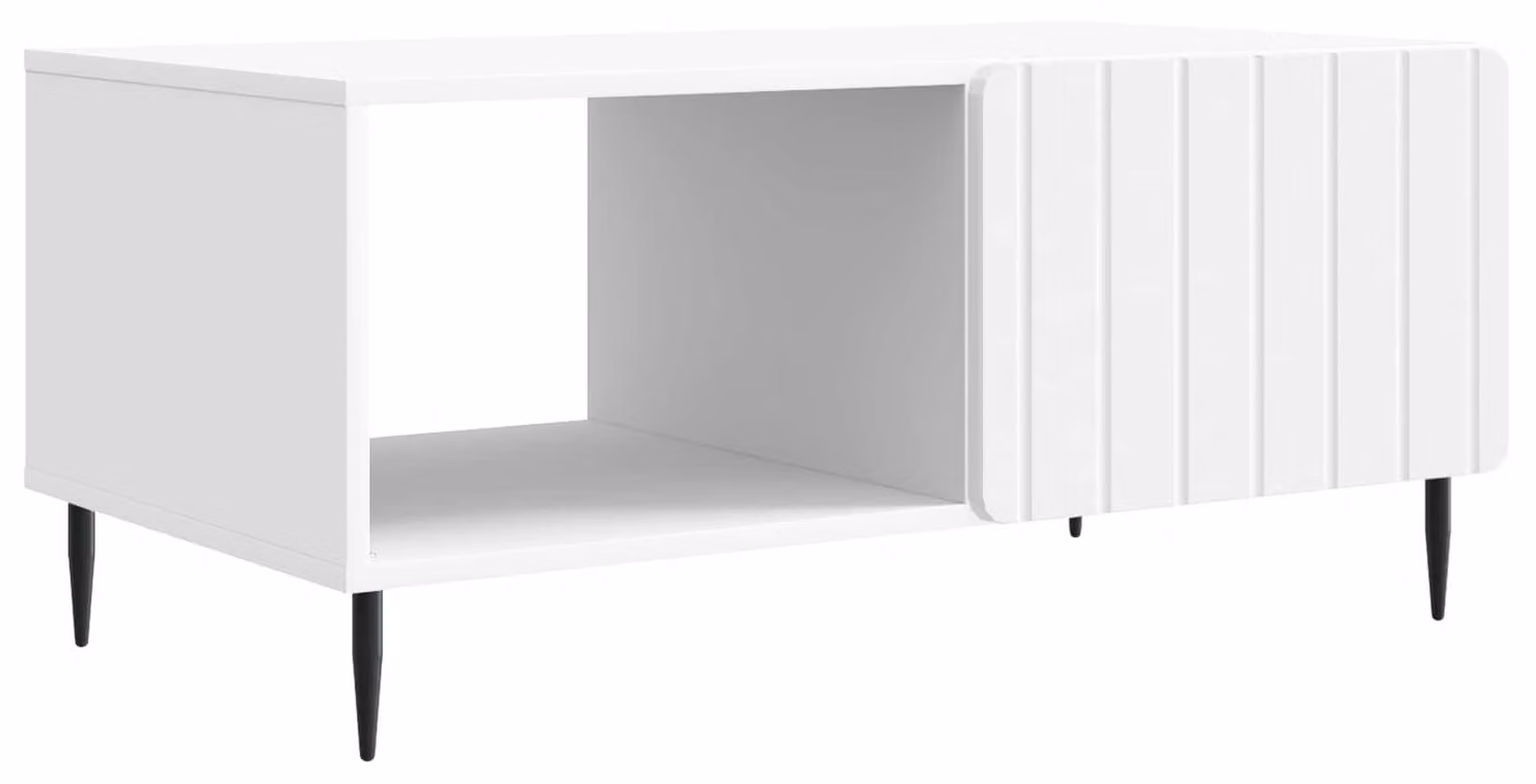 Tavolino da salotto Bianco 90 x 50 x 40 cm Legno ingegnerizzato